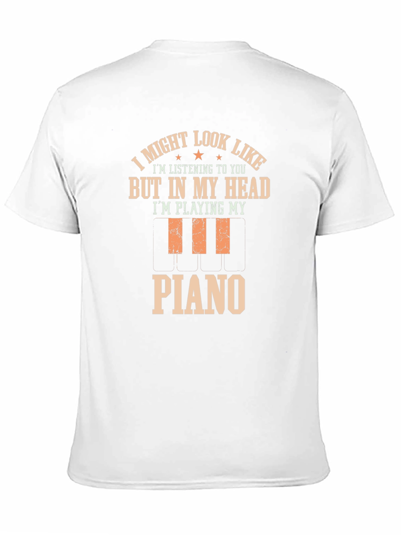 Funny Piano Player T-Shirt - In My Head