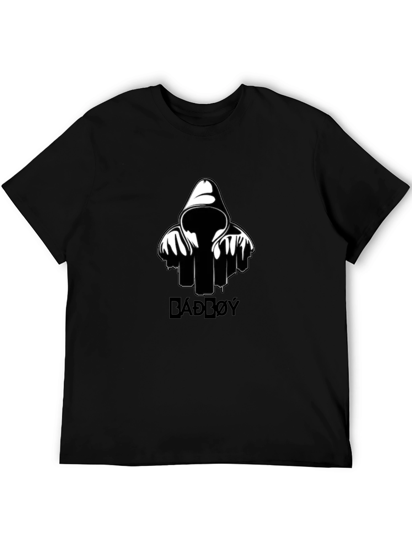 BADD0Y Graphic Print Black T-Shirt