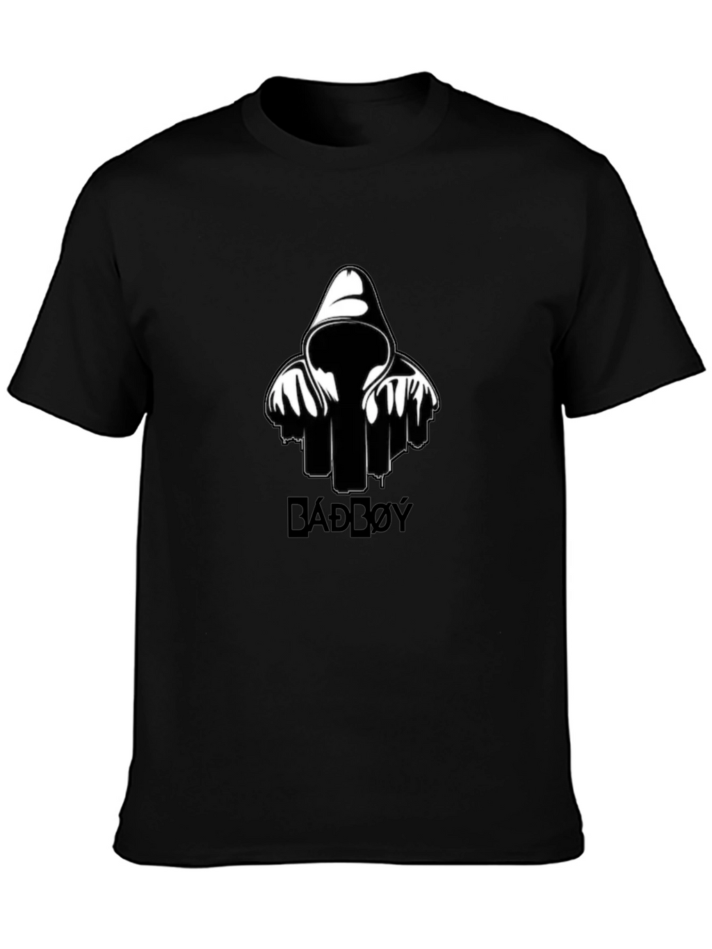 BADD0Y Graphic Print Black T-Shirt