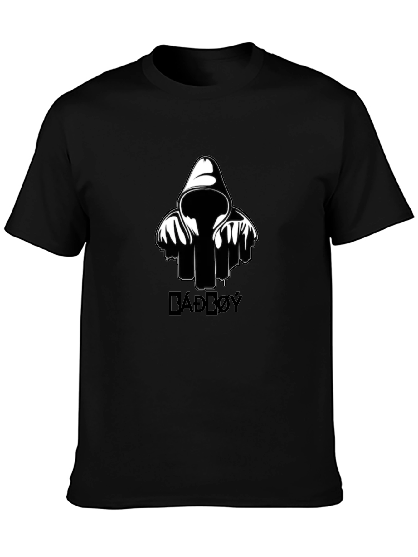 BADD0Y Graphic Print Black T-Shirt