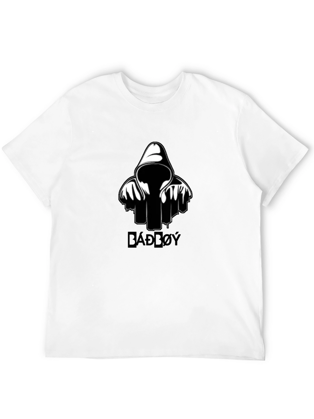 BADD0Y Graphic Print Black T-Shirt