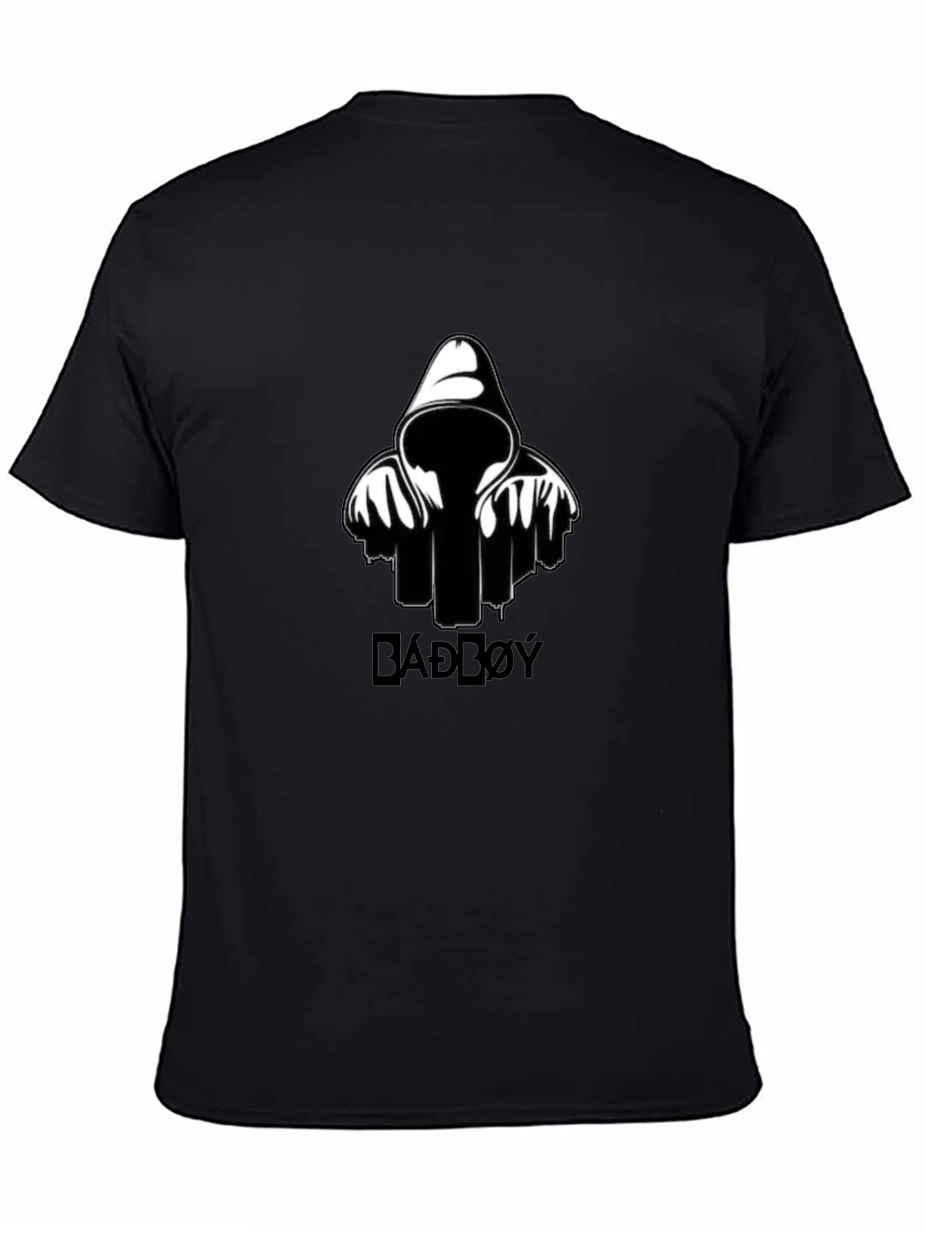 BADD0Y Graphic Print Black T-Shirt