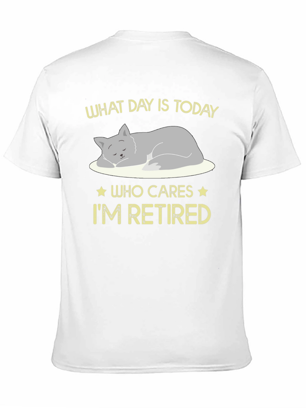 Retired Cat Graphic T-Shirt