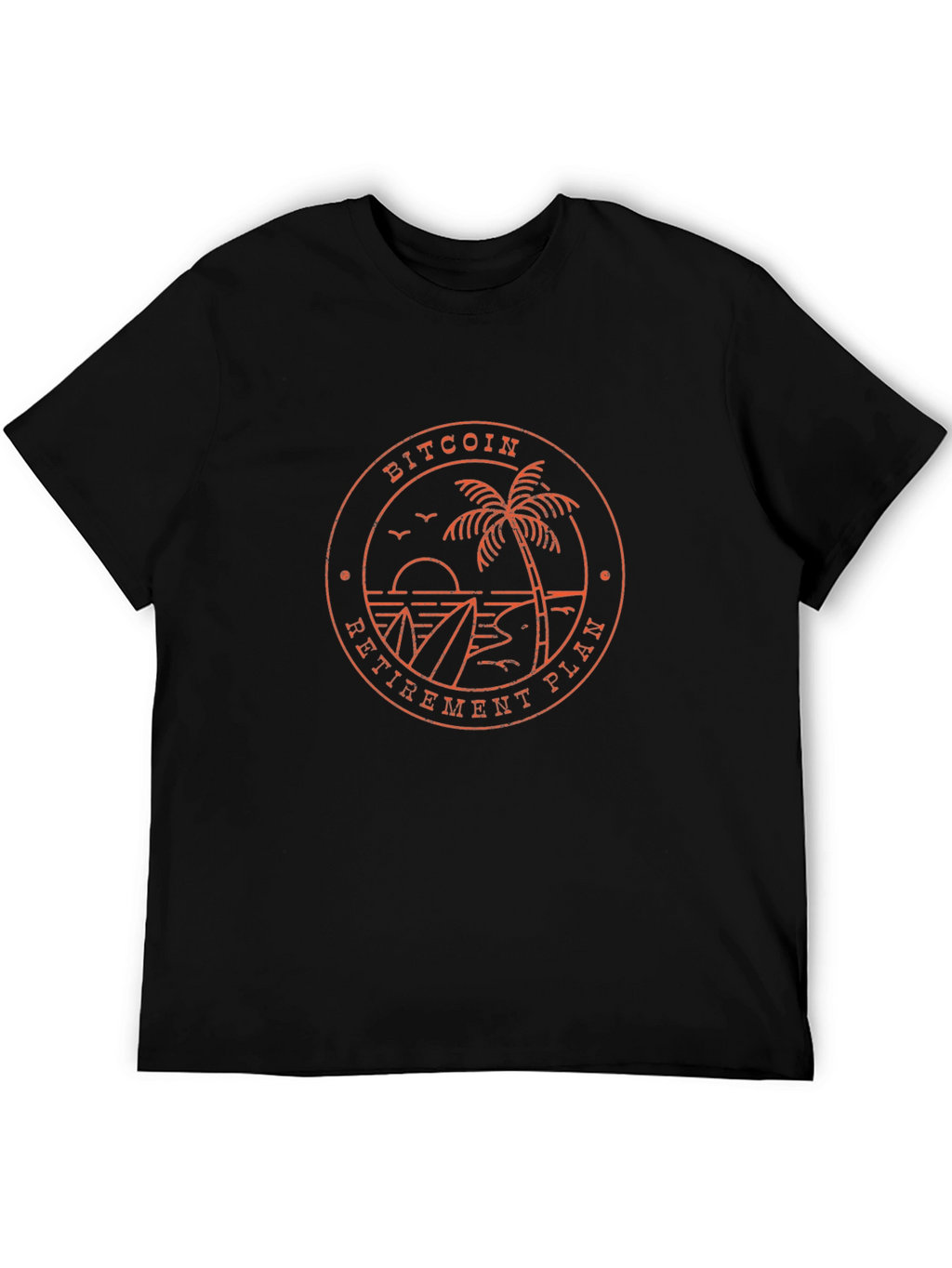 Bitcoin Retirement Plan Graphic Tee - Crypto T-Shirt