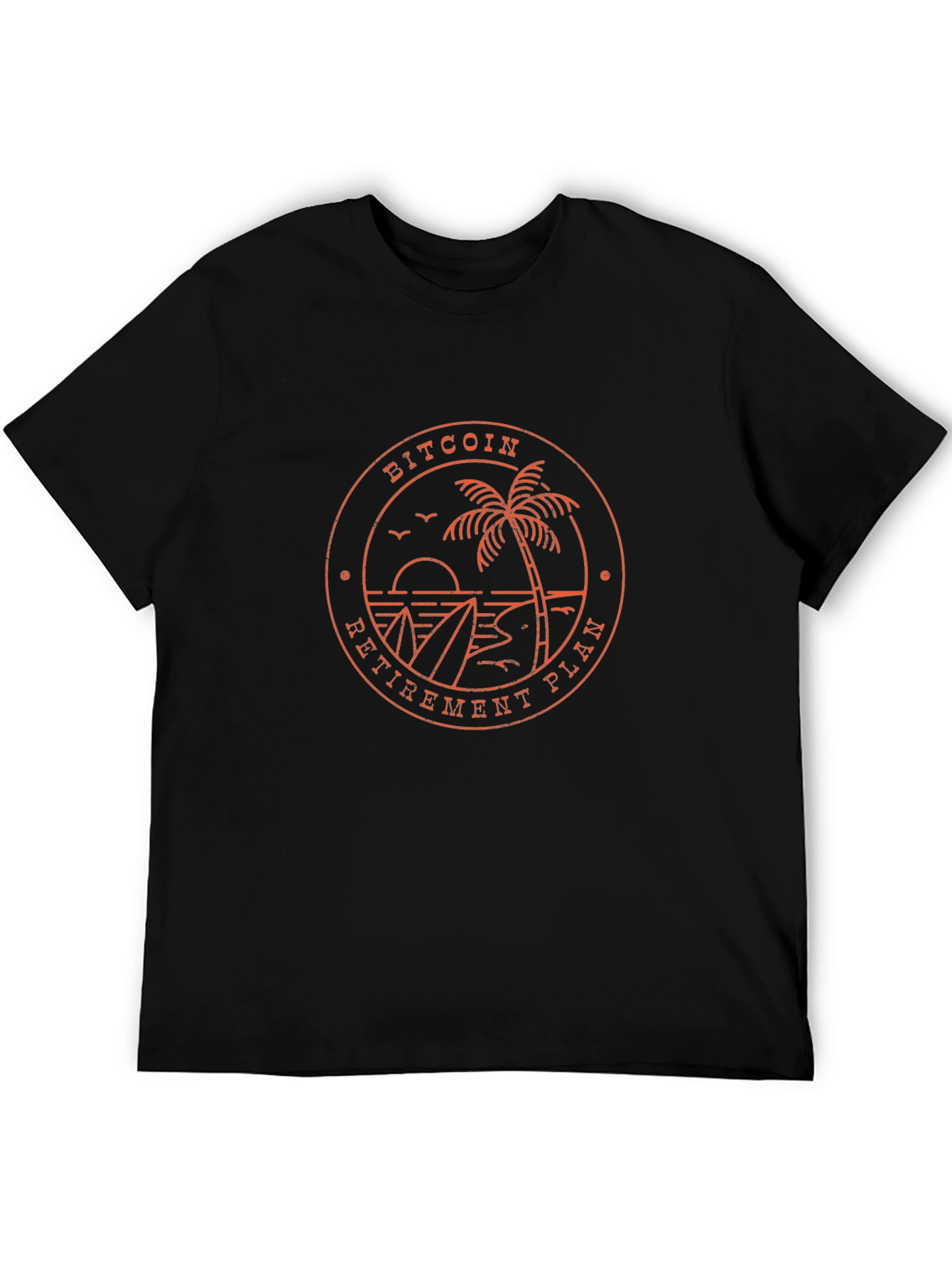 Bitcoin Retirement Plan Graphic Tee - Crypto T-Shirt