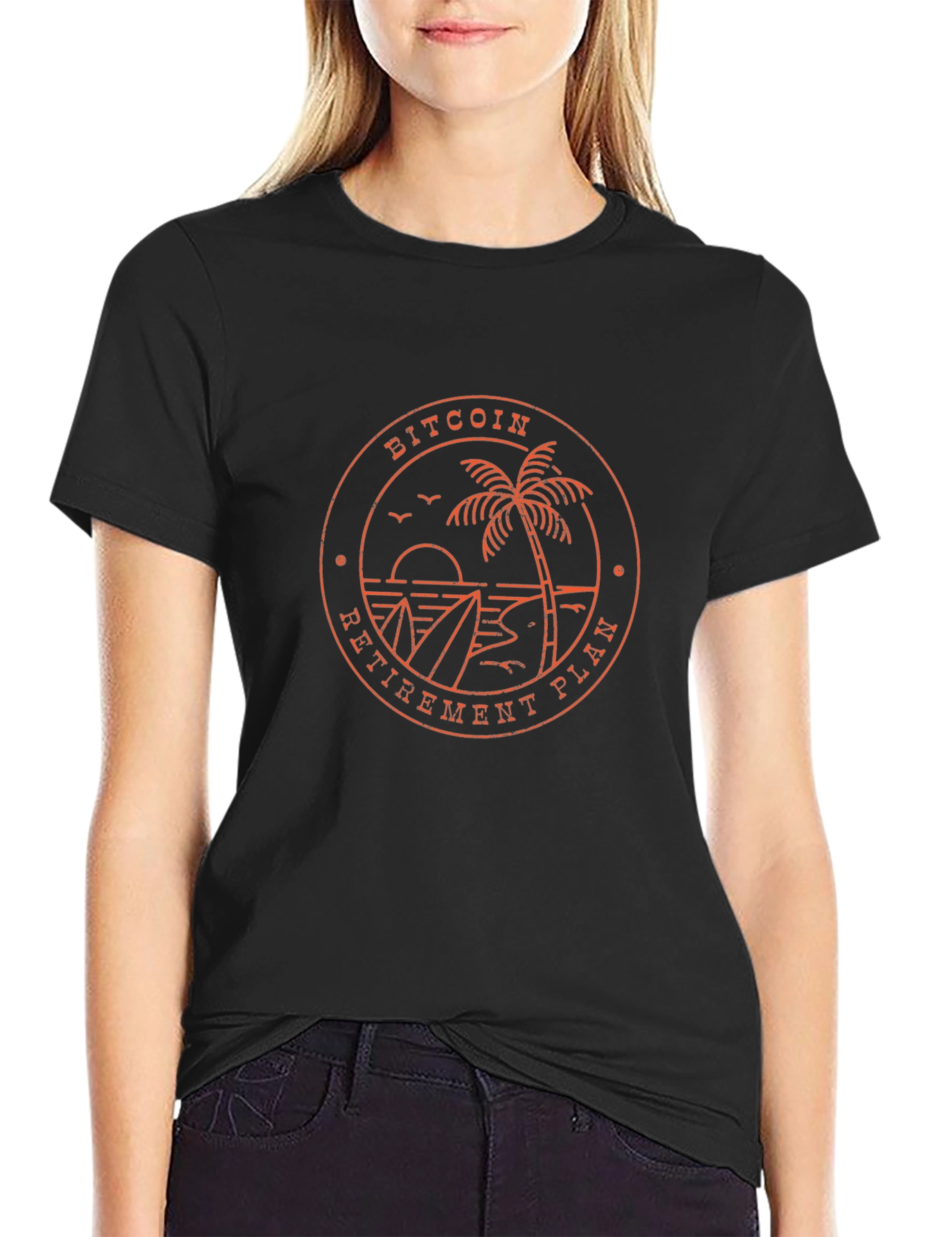 Bitcoin Retirement Plan Graphic Tee - Crypto T-Shirt