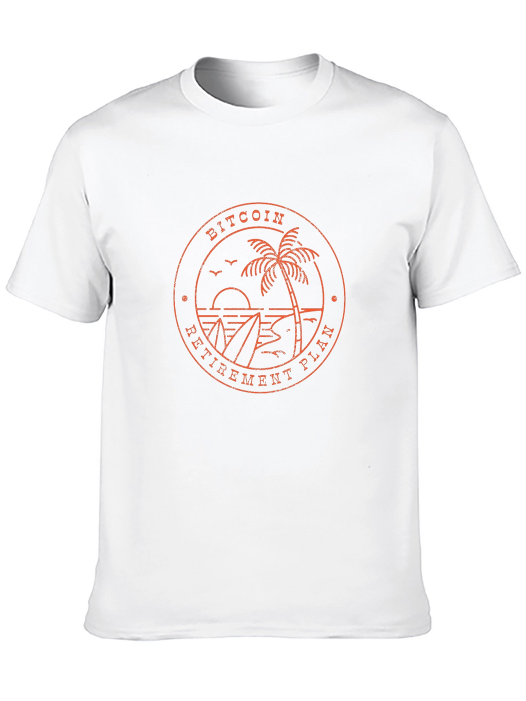 Bitcoin Retirement Plan Graphic Tee - Crypto T-Shirt