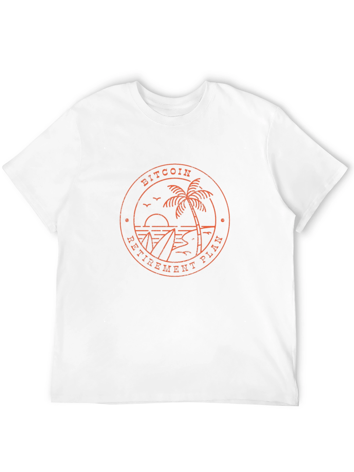 Bitcoin Retirement Plan Graphic Tee - Crypto T-Shirt