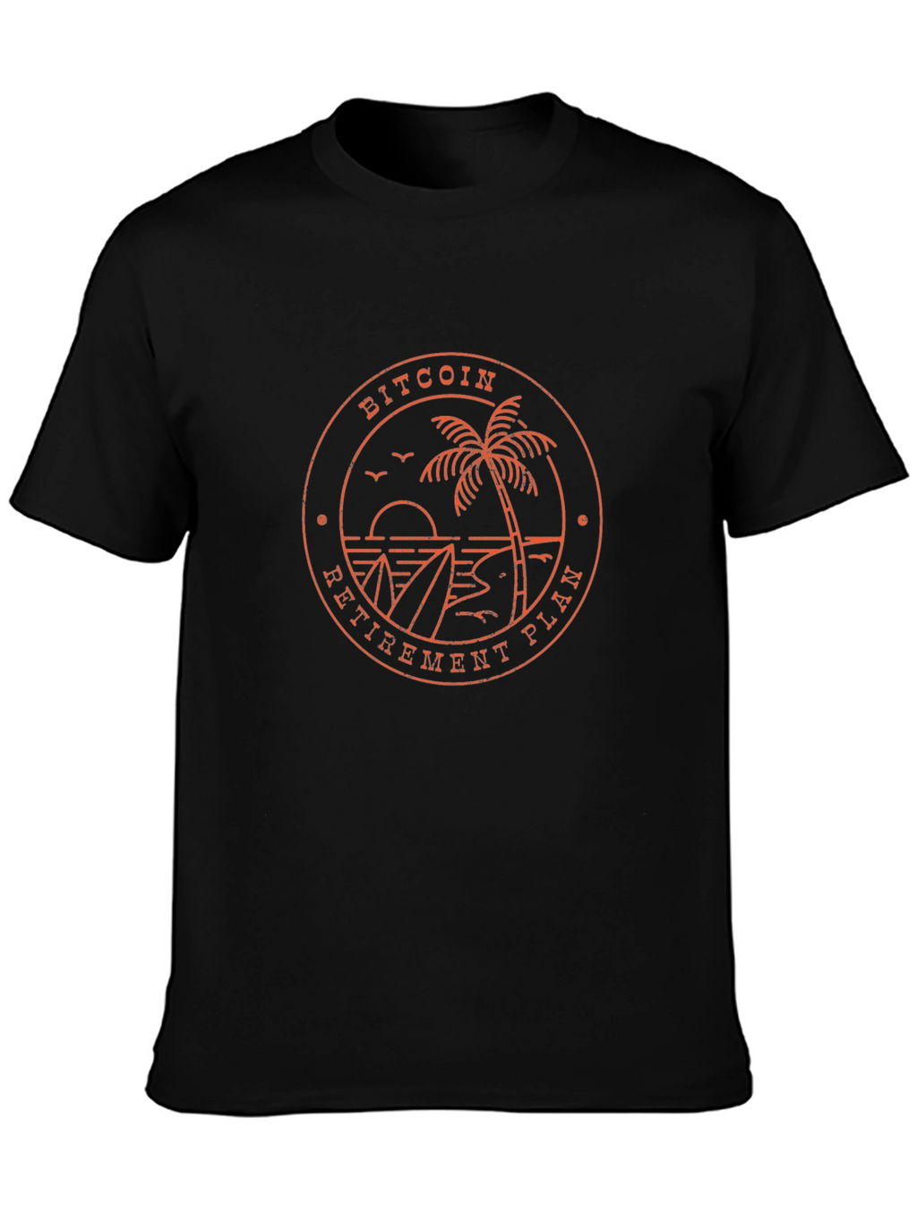 Bitcoin Retirement Plan Graphic Tee - Crypto T-Shirt