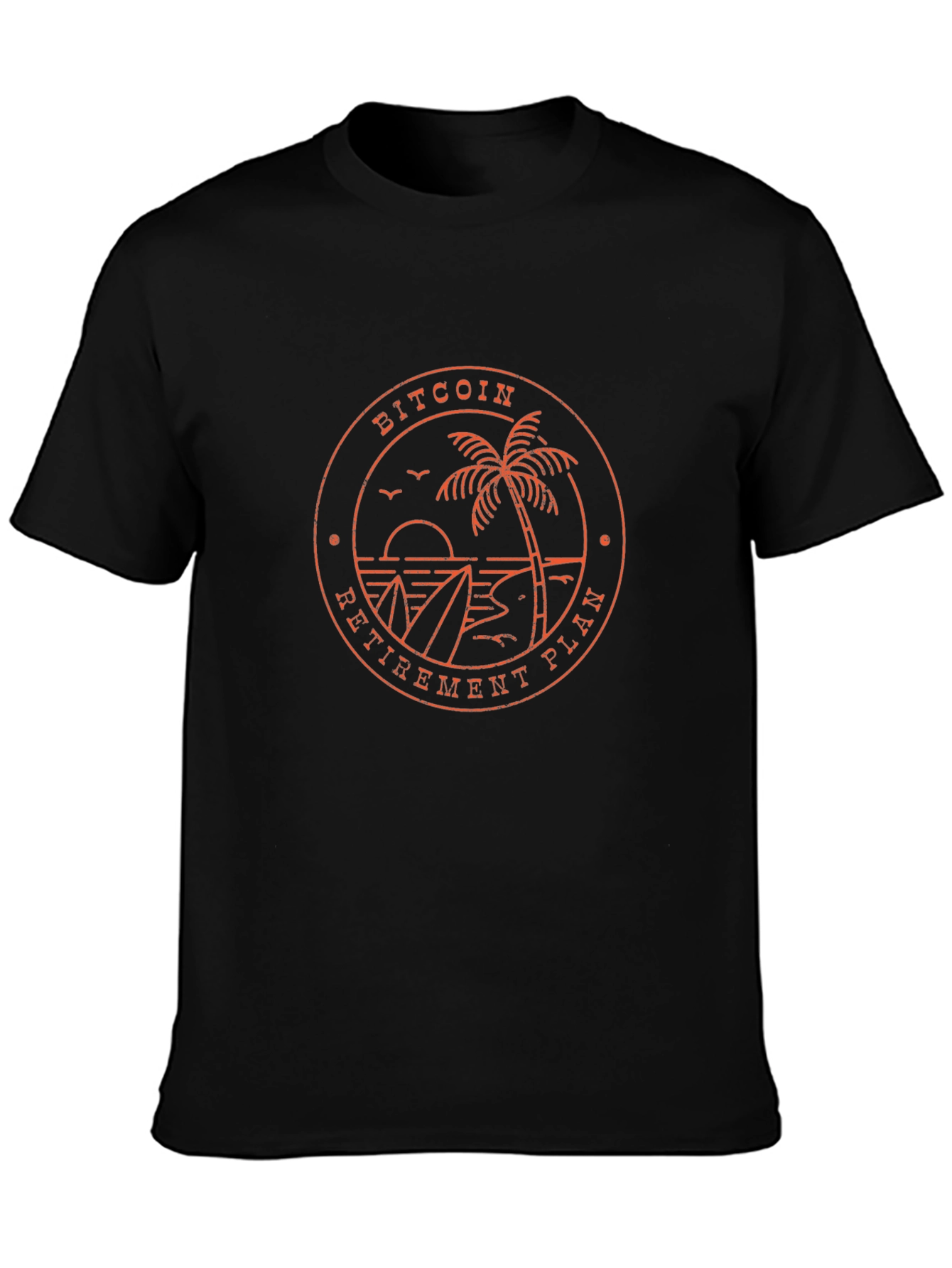Bitcoin Retirement Plan Graphic Tee - Crypto T-Shirt