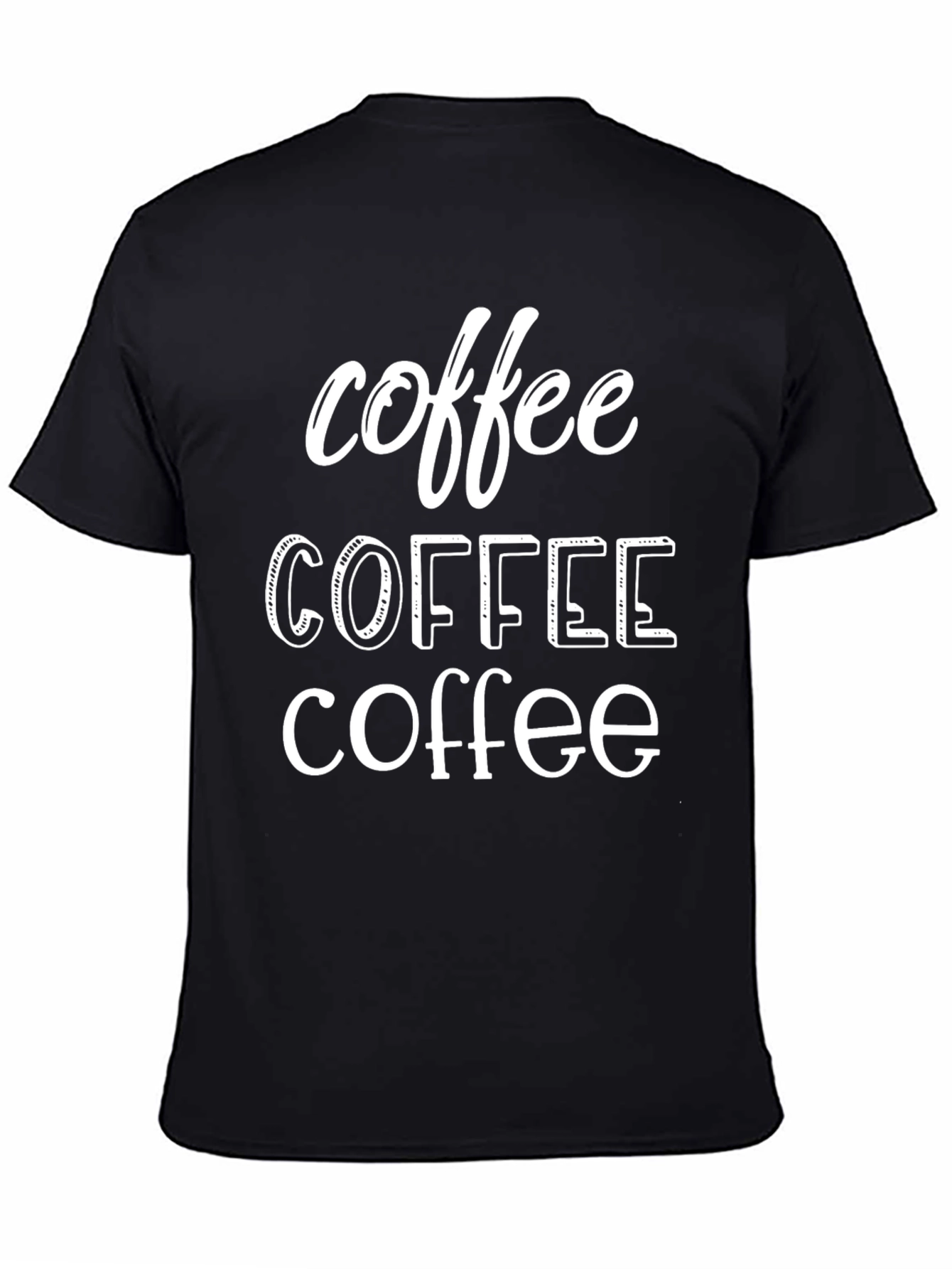 Coffee Lover T-Shirt - Black Graphic Tee