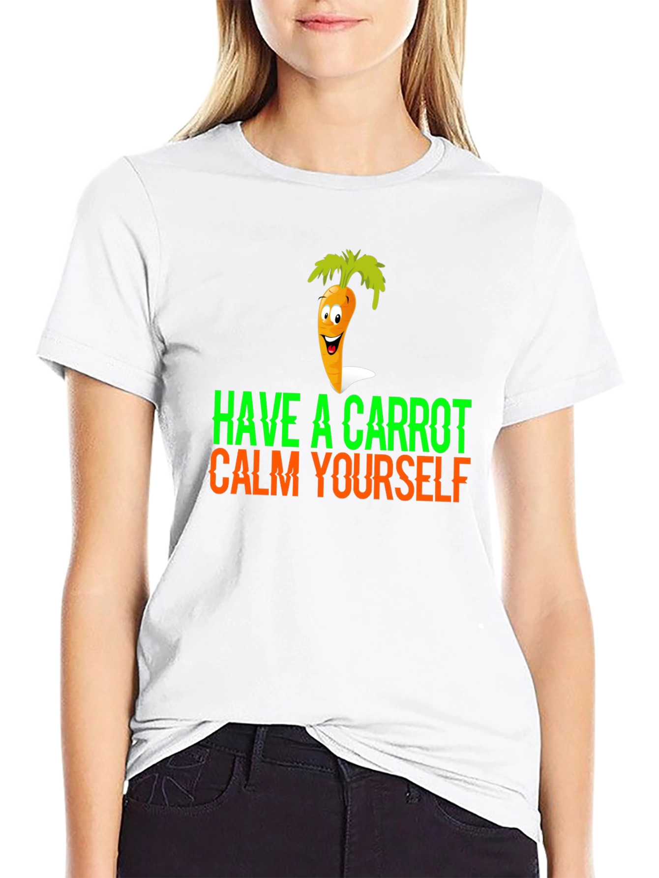 Have a Carrot Calm Yourself Funny Graphic Tee