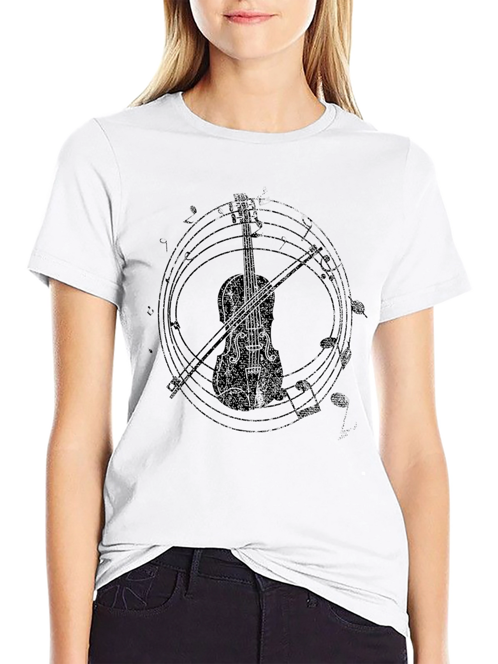 Guitar Music T-Shirt - Black