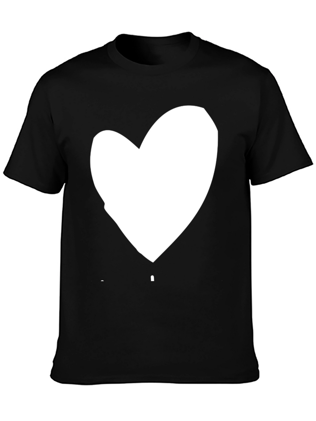 Heart Graphic Black Tee