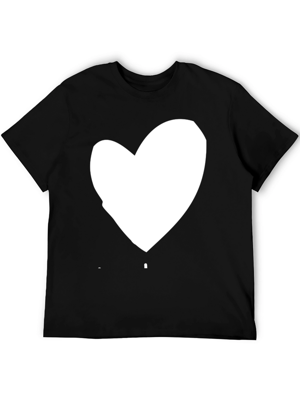 Heart Graphic Black Tee