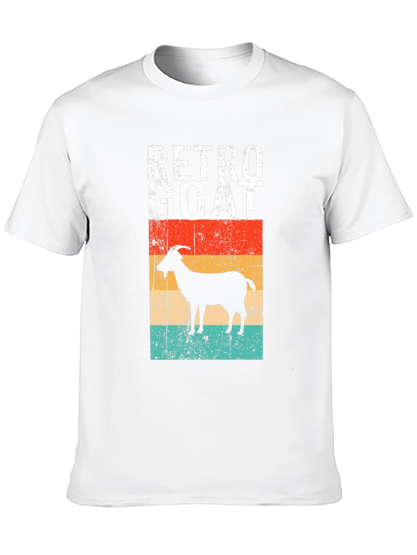 Retro Goat Graphic T-Shirt - Vintage Style Tee