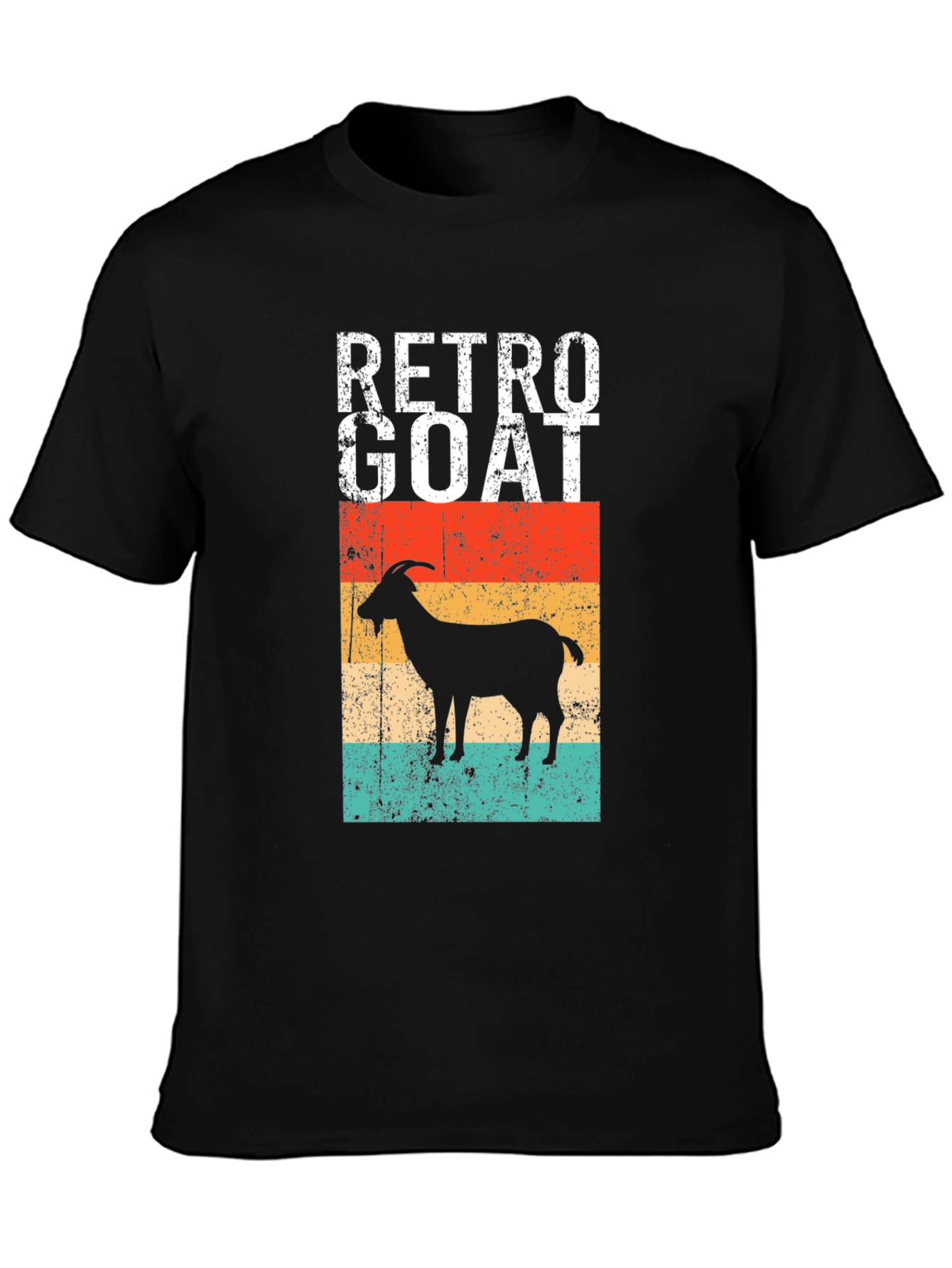 Retro Goat Graphic T-Shirt - Vintage Style Tee