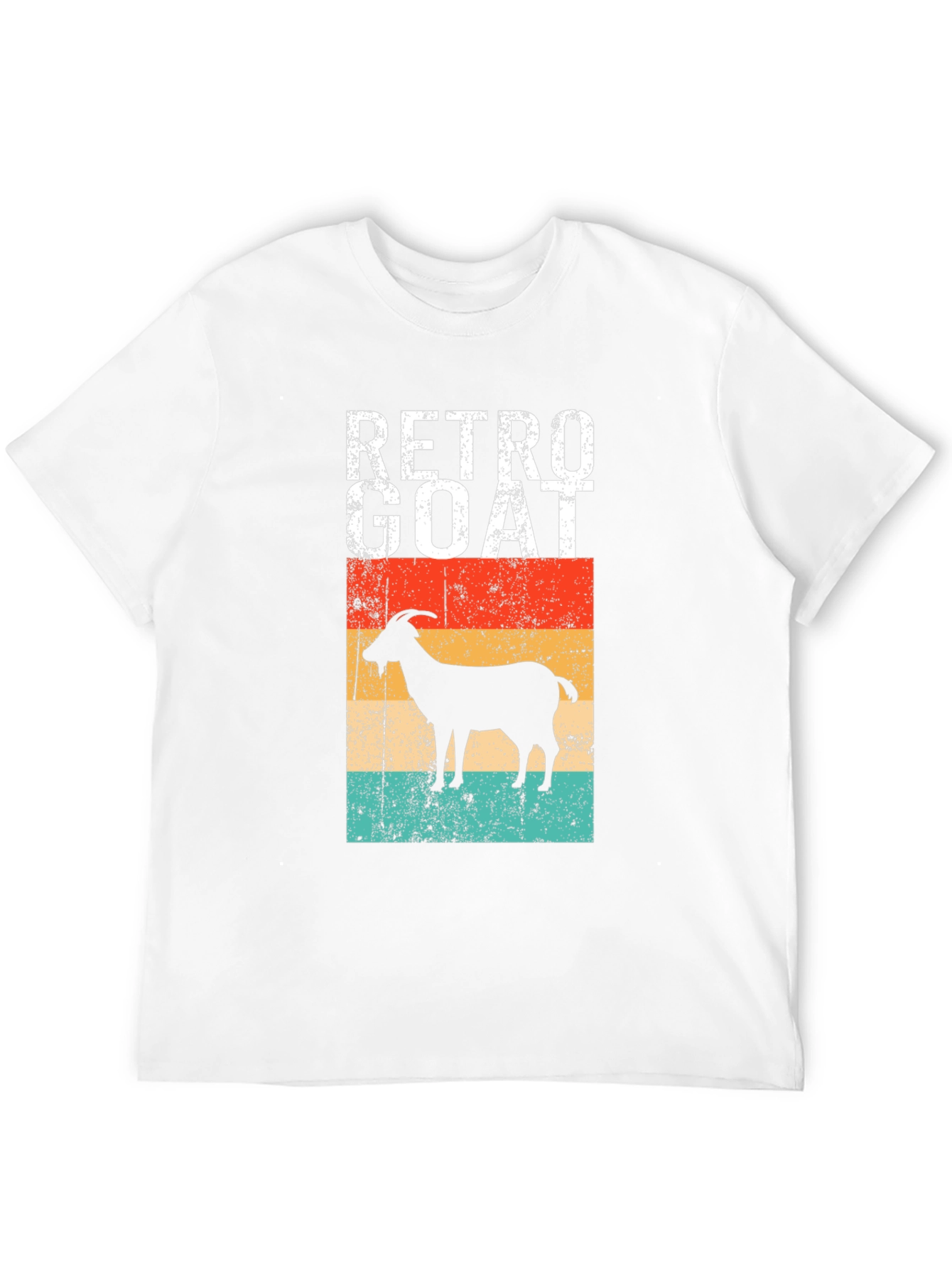 Retro Goat Graphic T-Shirt - Vintage Style Tee