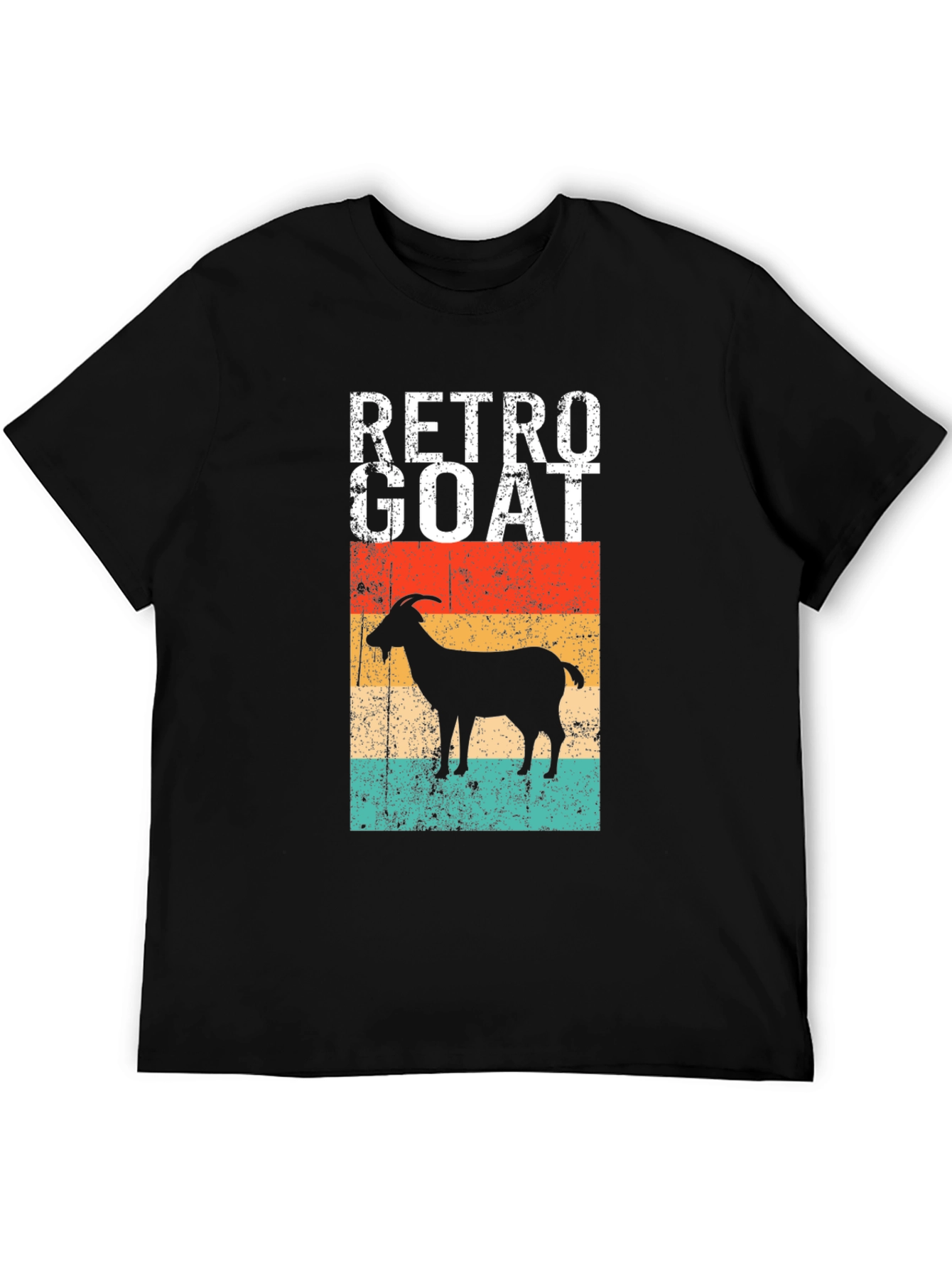Retro Goat Graphic T-Shirt - Vintage Style Tee