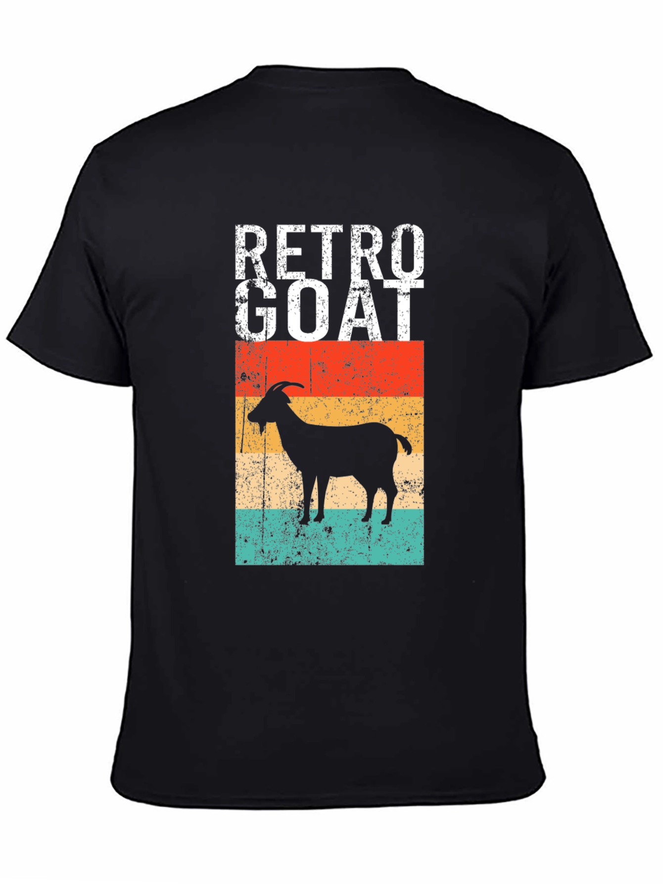Retro Goat Graphic T-Shirt - Vintage Style Tee