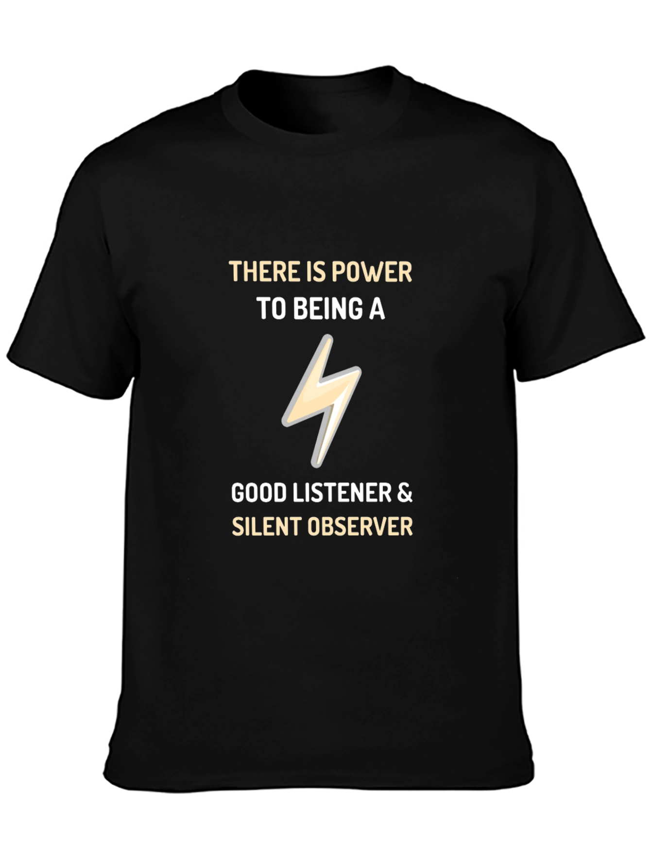 Power Listener T-Shirt - Silent Observer Tee