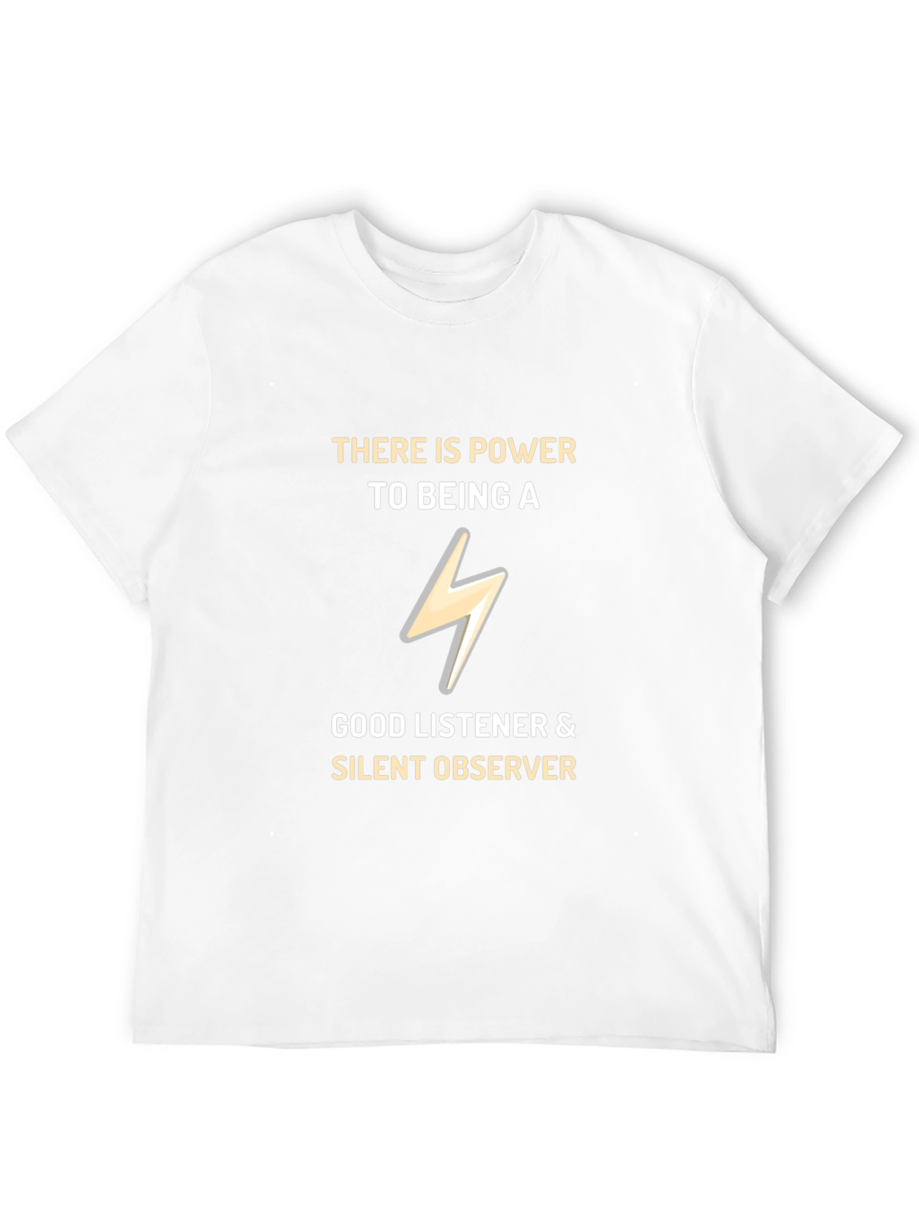 Power Listener T-Shirt - Silent Observer Tee