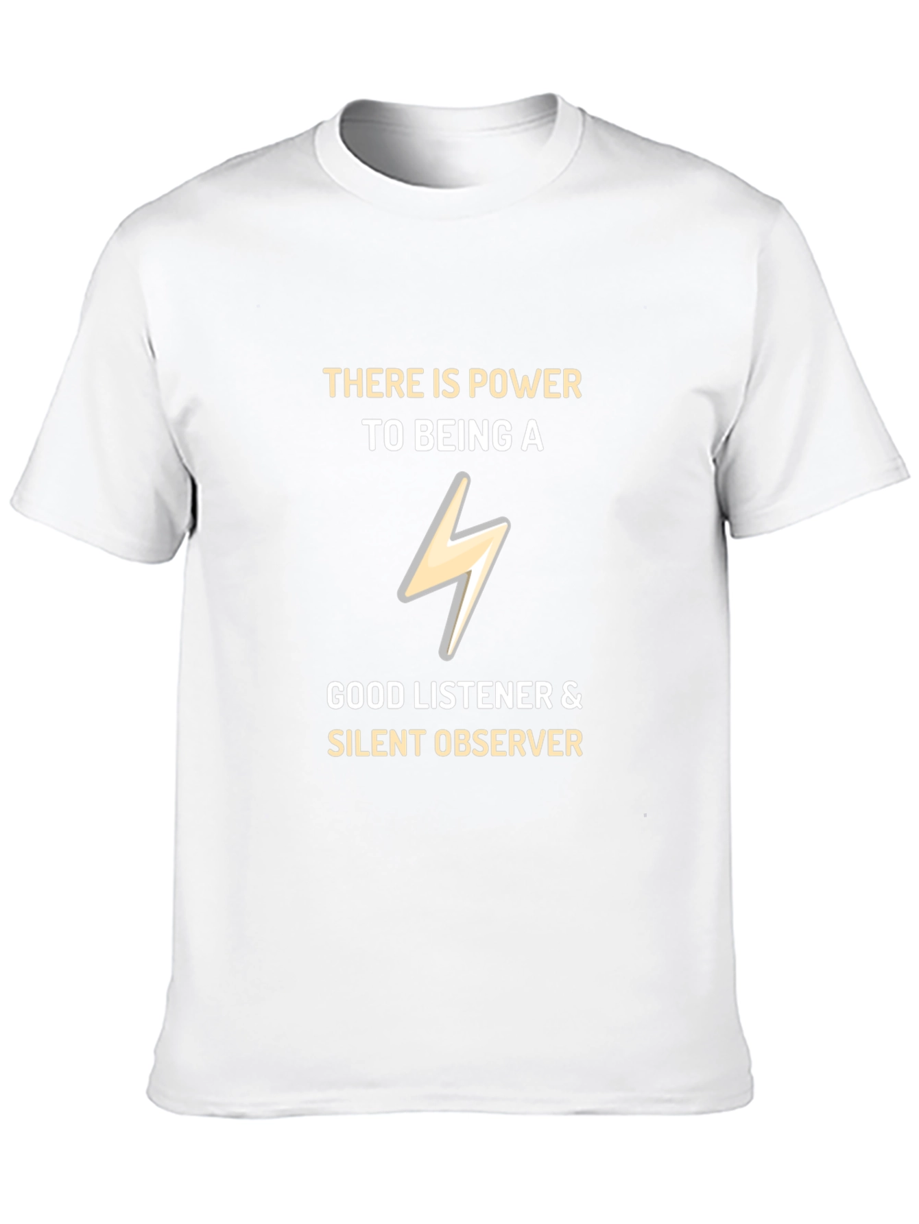 Power Listener T-Shirt - Silent Observer Tee