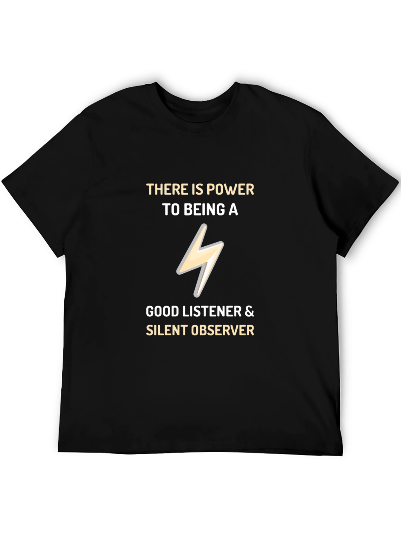 Power Listener T-Shirt - Silent Observer Tee