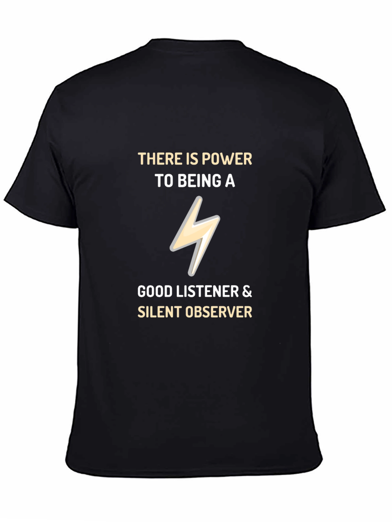 Power Listener T-Shirt - Silent Observer Tee