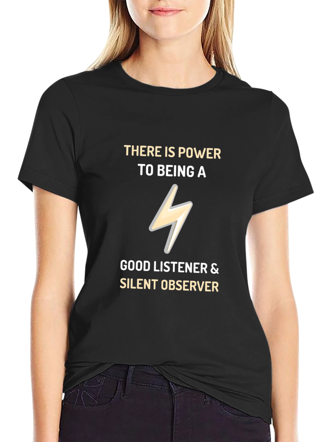 Power Listener T-Shirt - Silent Observer Tee