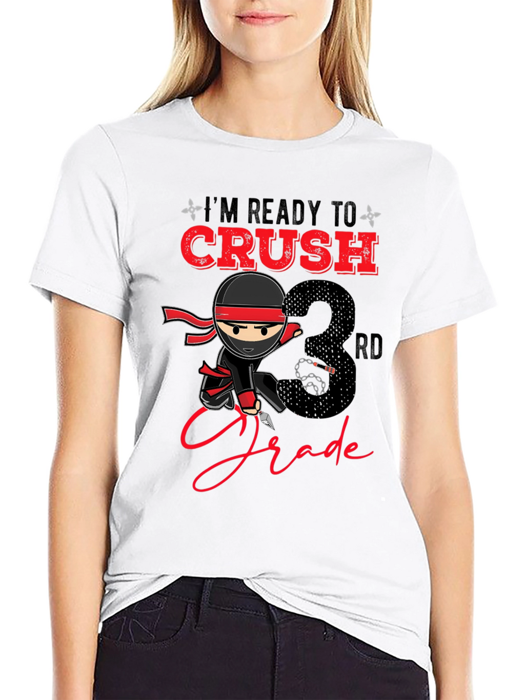 Ready to Crush 3rd Grade Ninja T-Shirt