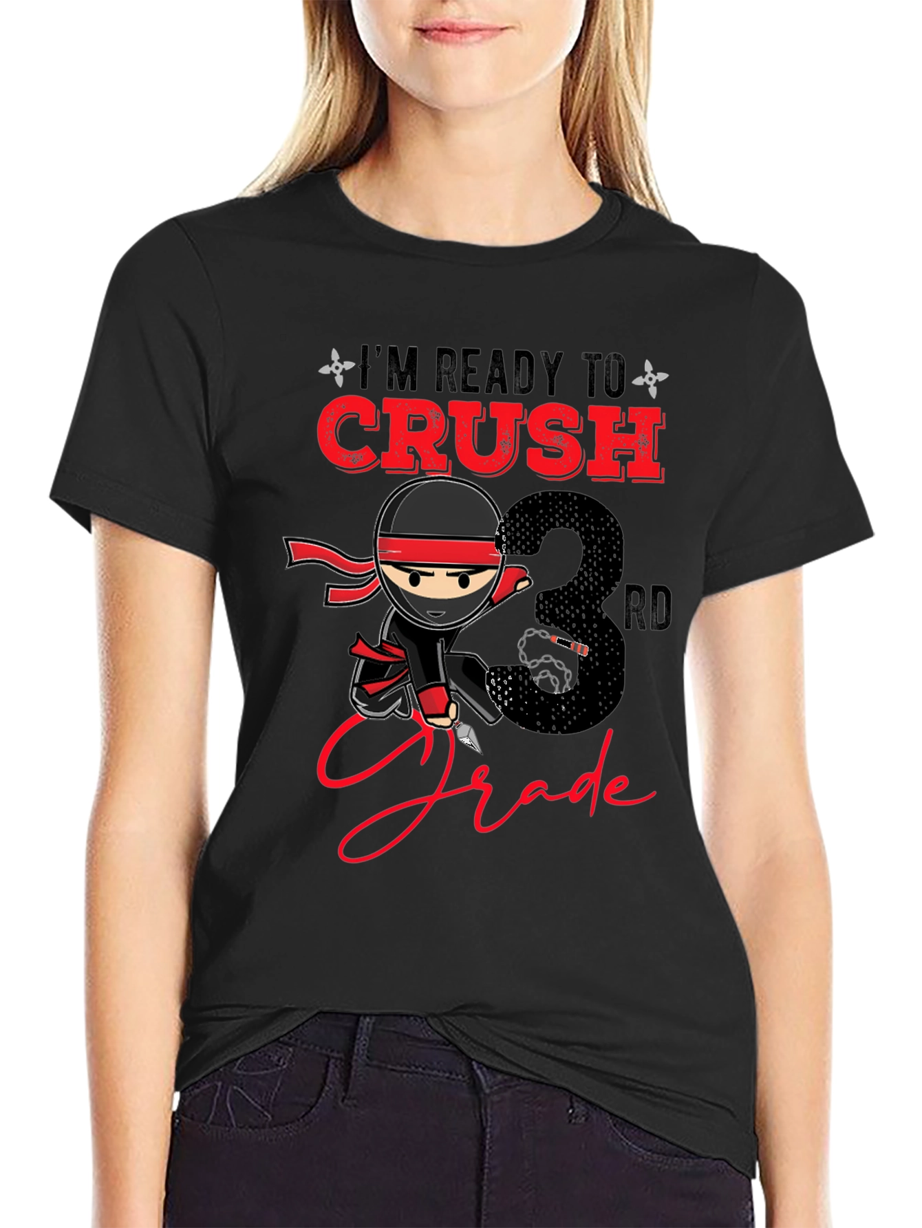Ready to Crush 3rd Grade Ninja T-Shirt