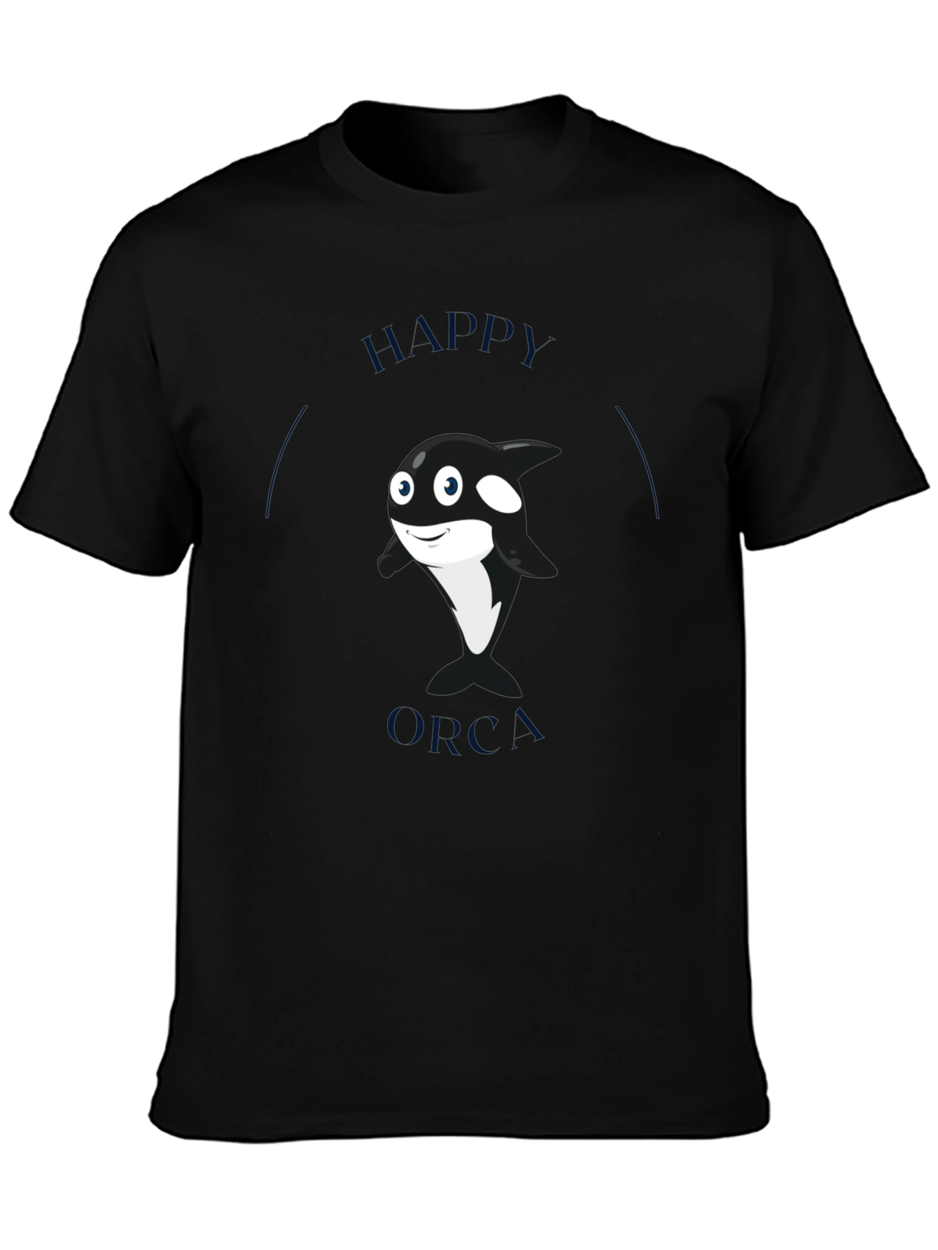 Happy Orca Graphic T-Shirt