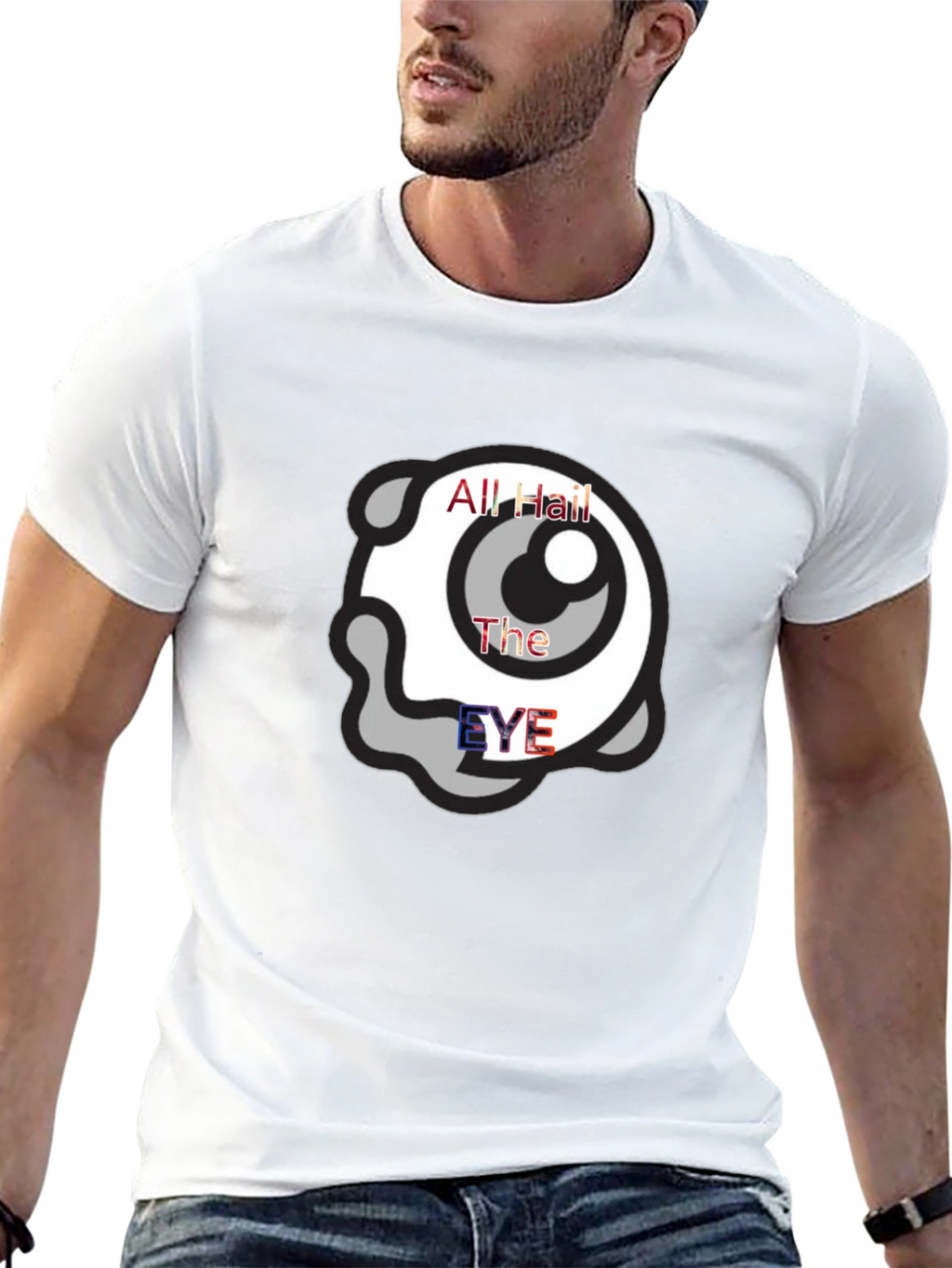All Hail The Eye T-Shirt - Black Graphic Tee