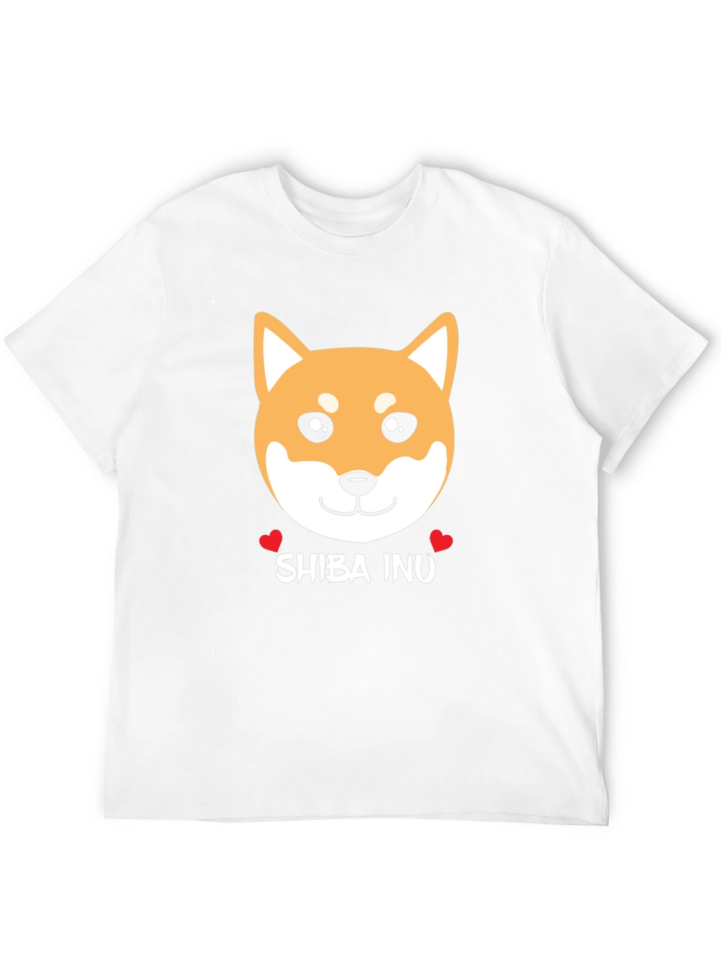 Shiba Inu Dog Graphic Print T-Shirt
