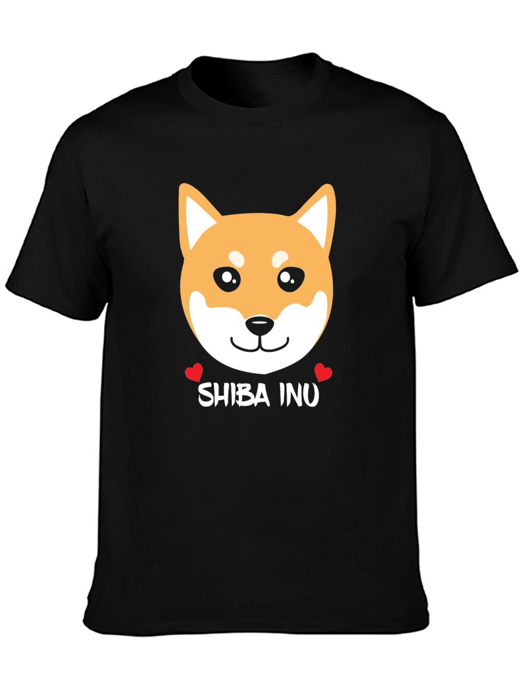 Shiba Inu Dog Graphic Print T-Shirt