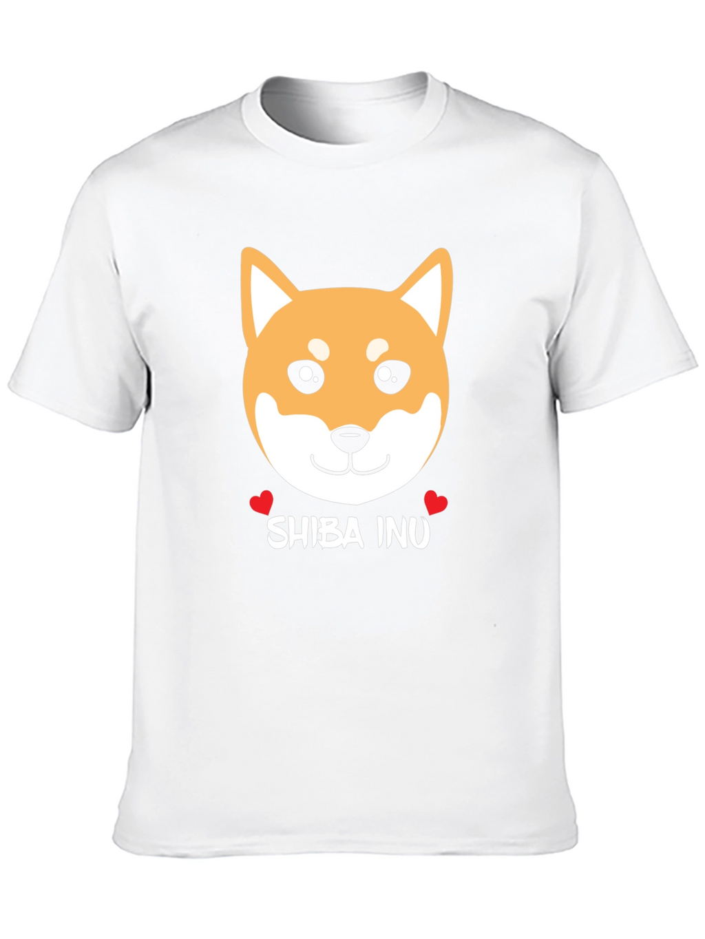 Shiba Inu Dog Graphic Print T-Shirt