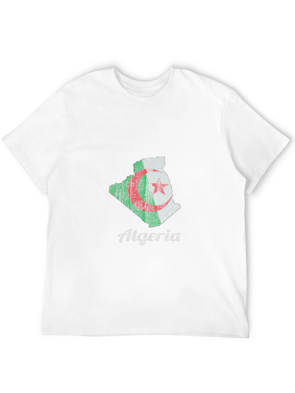 Algeria Flag Map T-Shirt