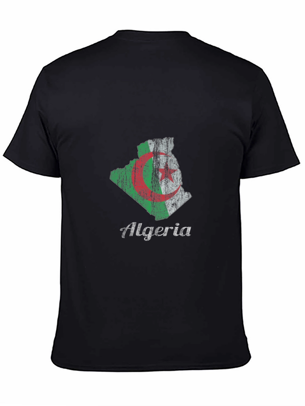 Algeria Flag Map T-Shirt