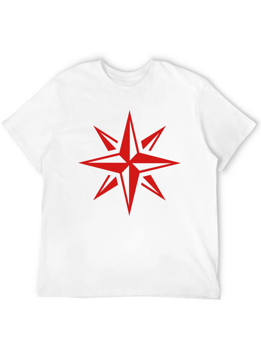Red Star Compass Black T-Shirt