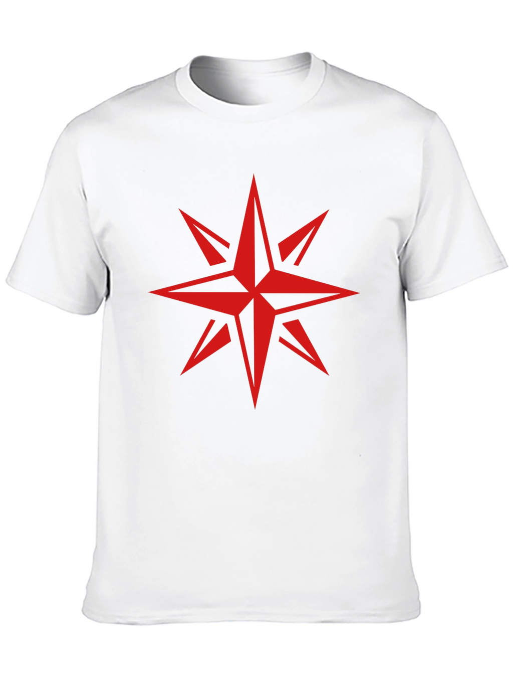Red Star Compass Black T-Shirt