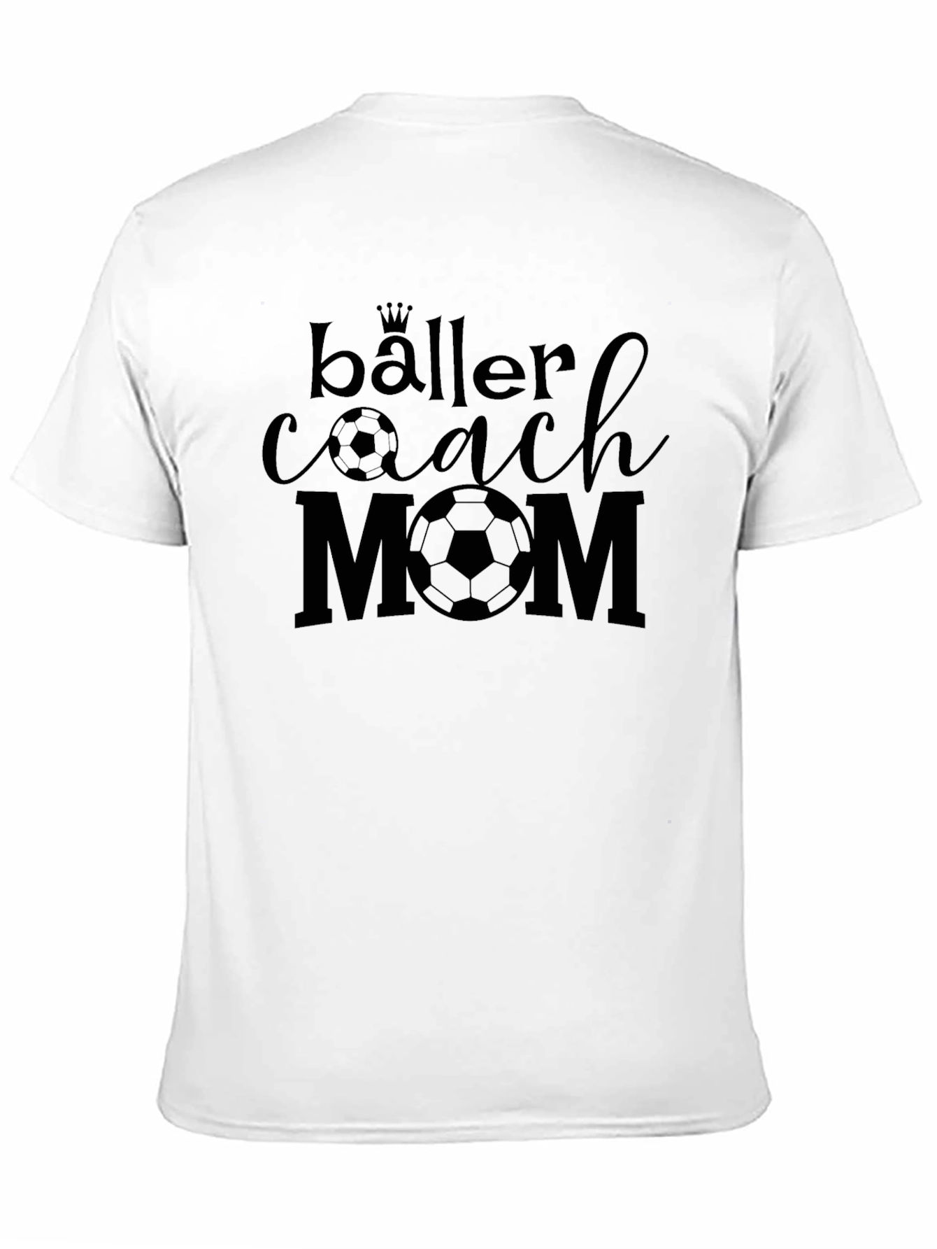 Baller Coach Mom Black T-Shirt
