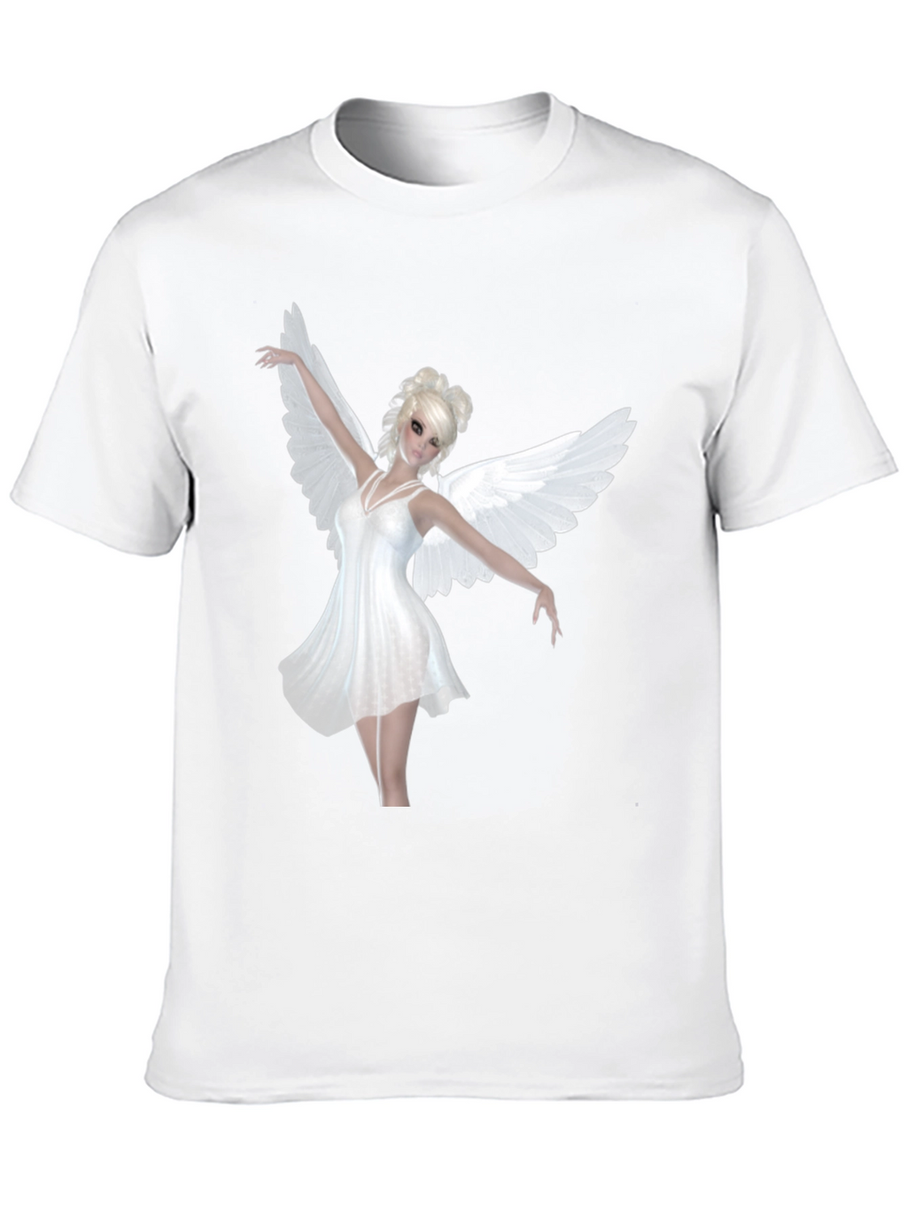 Angel Wings Black T-Shirt