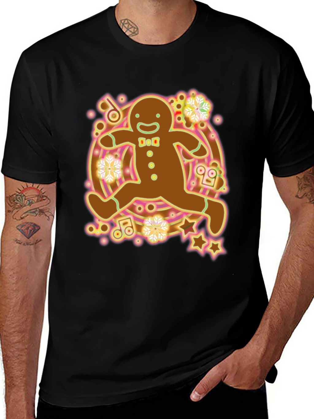 Gingerbread Man Graphic Tee