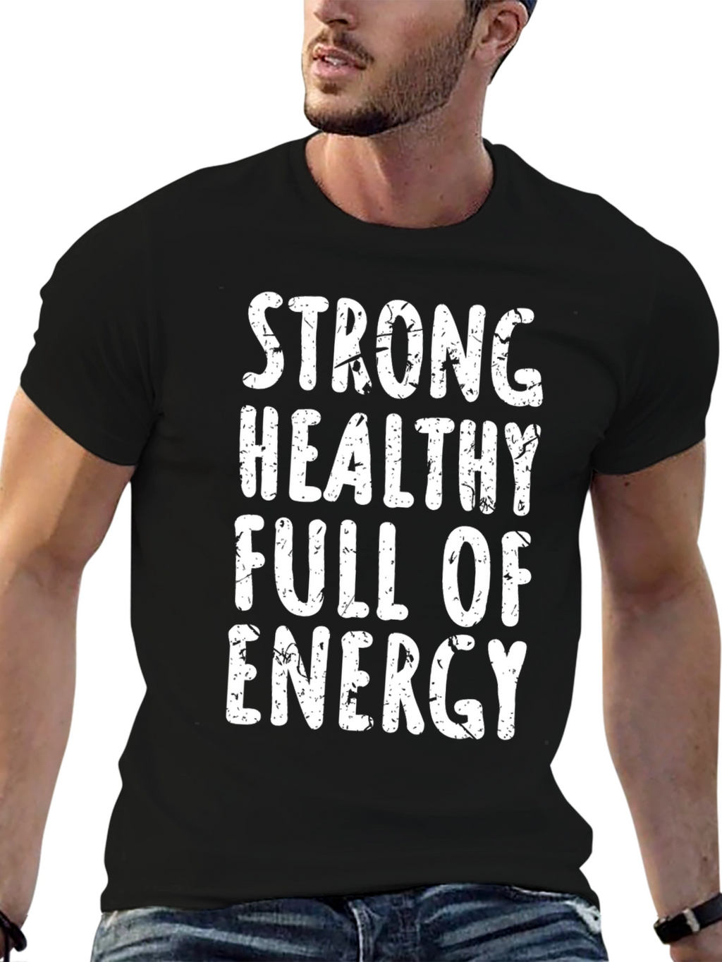 Strong Healthy Energy Graphic Tee