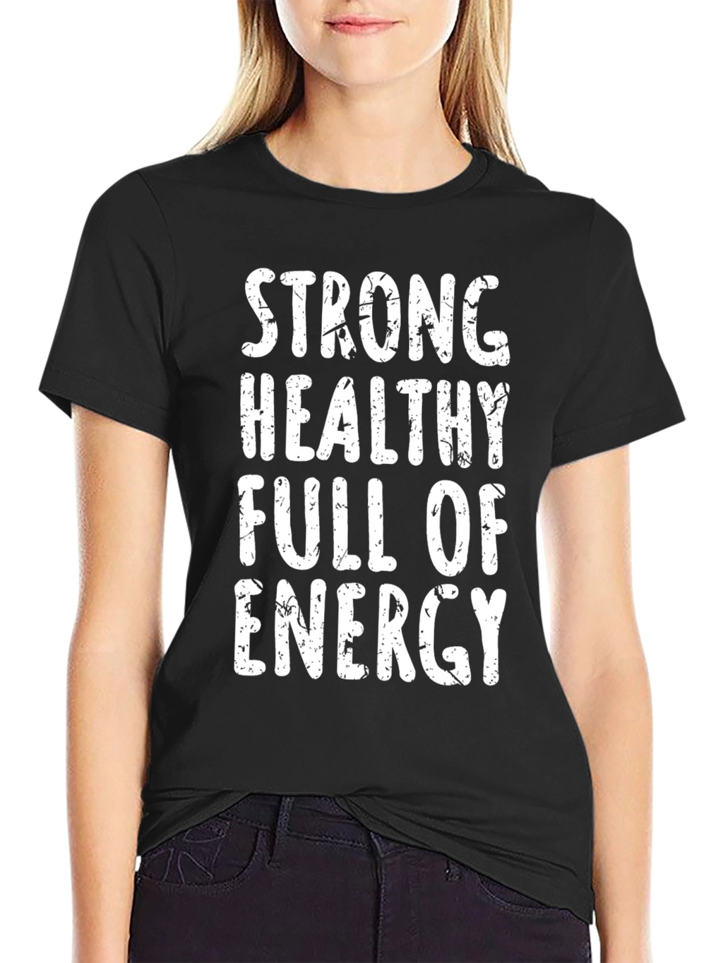 Strong Healthy Energy Graphic Tee