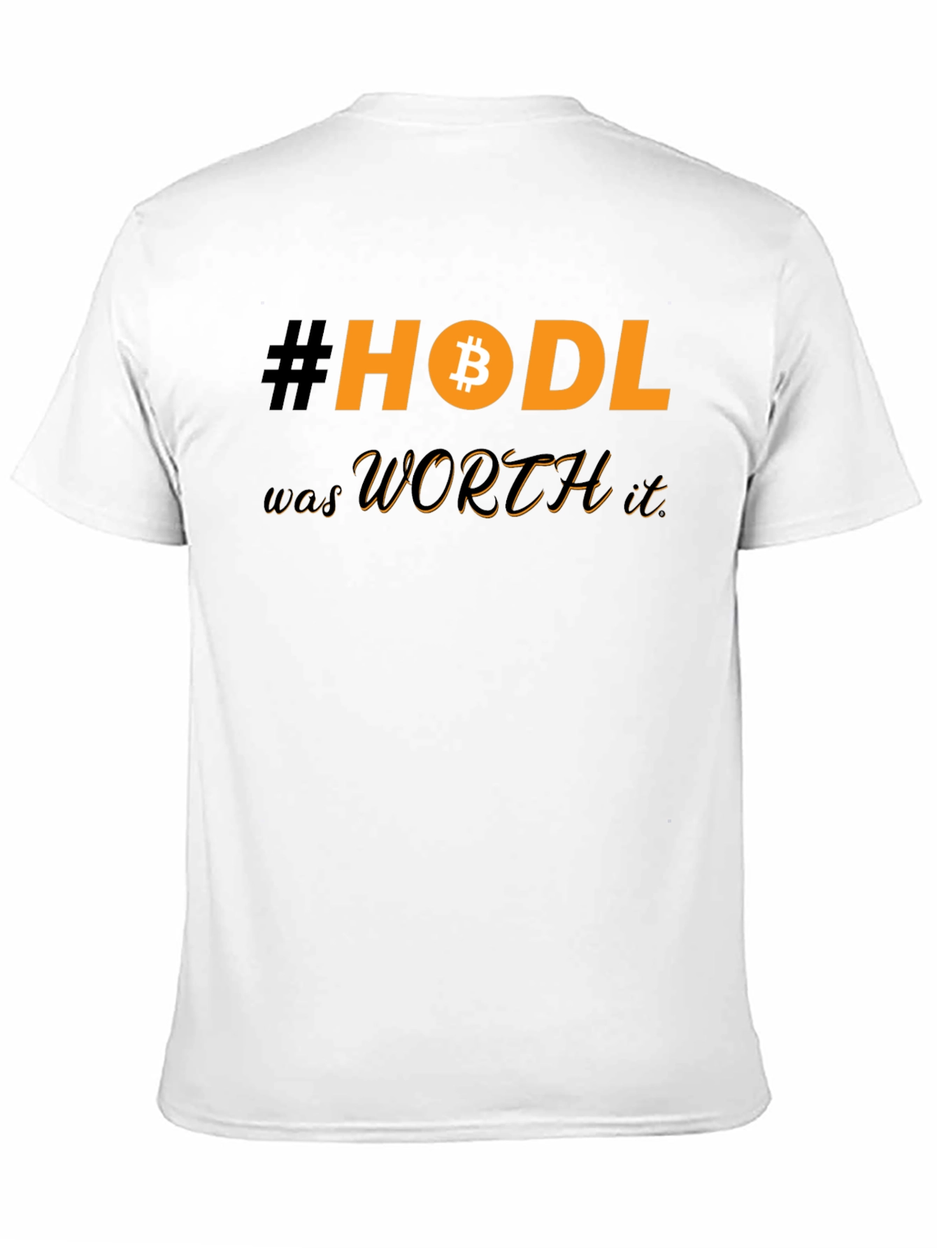 HODL Bitcoin Black T-Shirt Crypto Investor