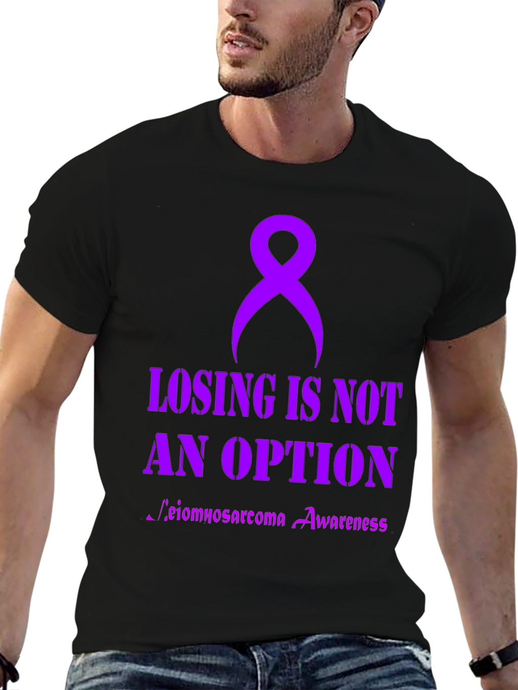 Leimyosarcoma Awareness Ribbon T-Shirt