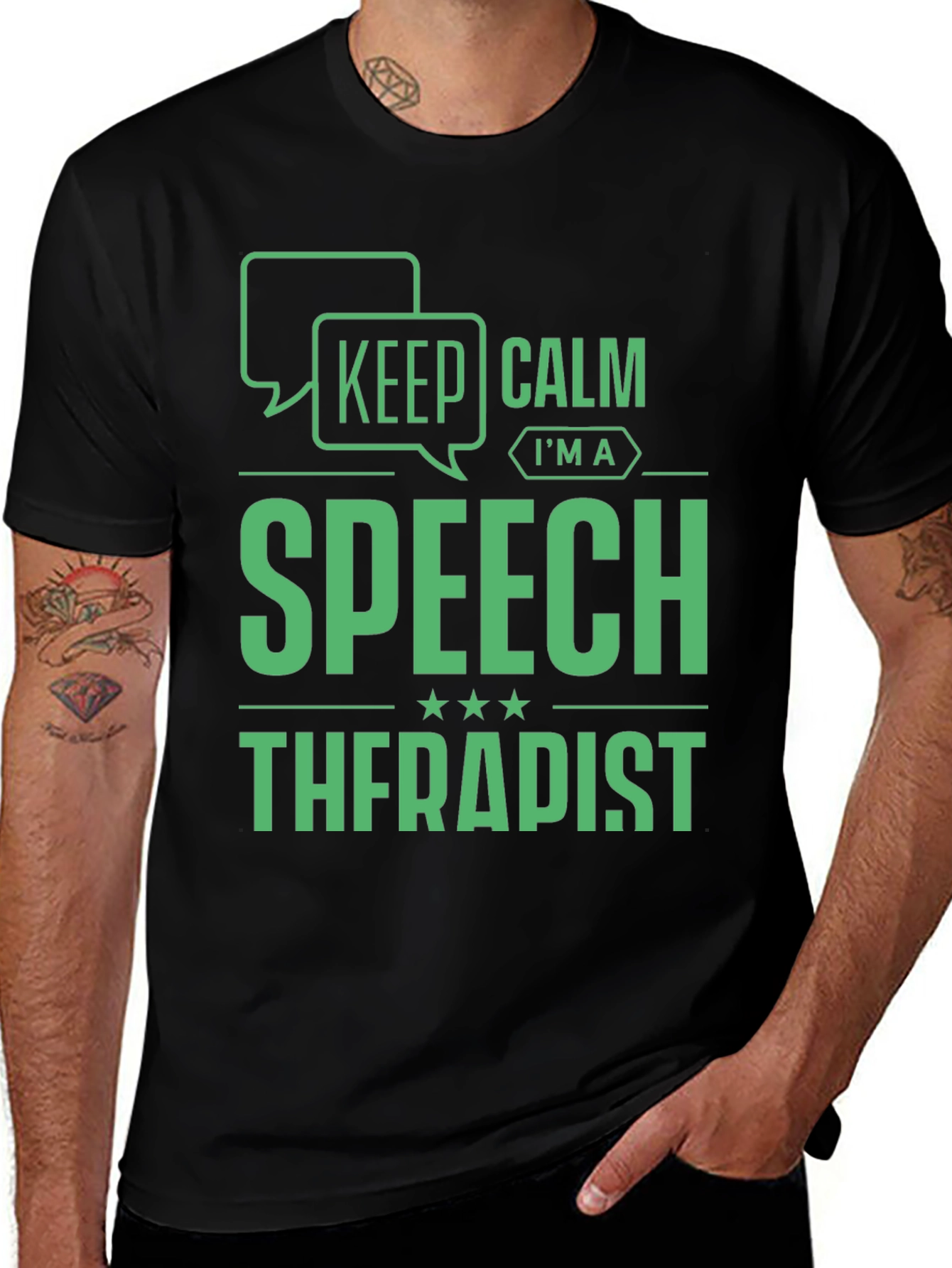 Keep Calm Im a Speech Therapist T-Shirt