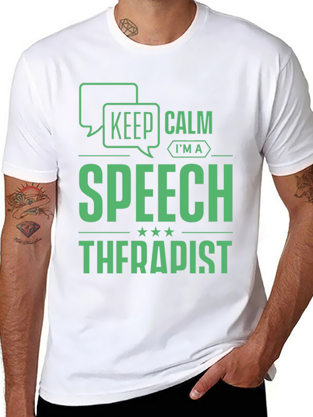 Keep Calm Im a Speech Therapist T-Shirt